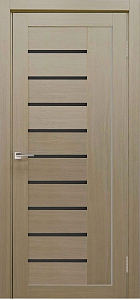 Товар Межкомнатная дверь Легенда Y-4 Тон Неаполь Остекление Лакобель черное